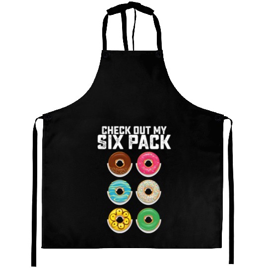Check Out My Six Pack Donut Gym Workout Fitness Aprons