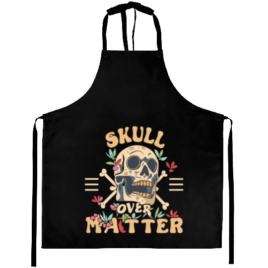 Totenkopf Skull Skulls Totenschädel Spruch Aprons