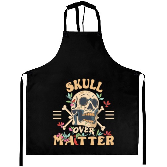 Totenkopf Skull Skulls Totenschädel Spruch Aprons