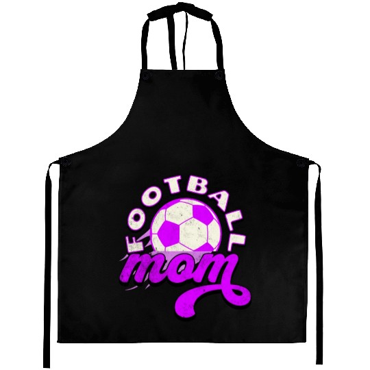 Football Mom: Proud and Loud! Aprons