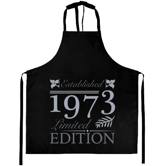 Established 1973 50th Birthday Aprons