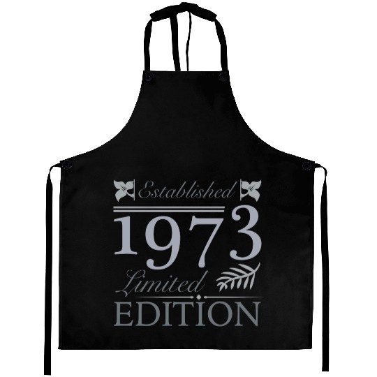 Established 1973 50th Birthday Aprons