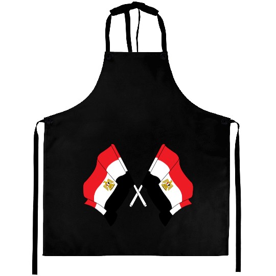 Two Egypt flags Aprons