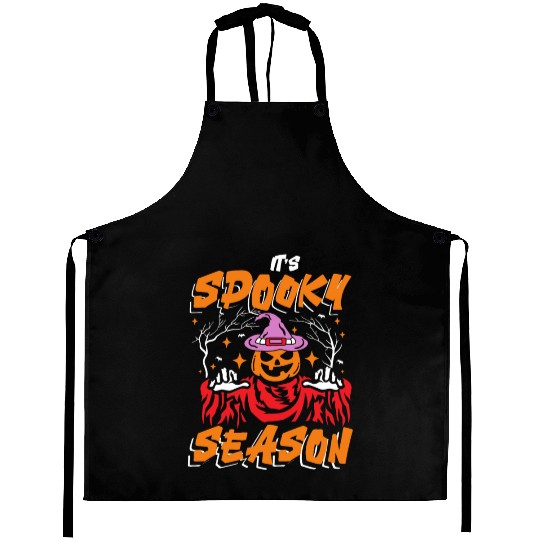 It's spooky season | scary halloween fun Aprons