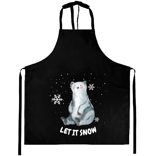 "Winter Collection: Let It Snow with Style" Aprons