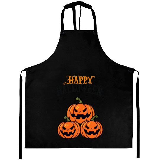 Happy Halloween Trick or Treat Aprons