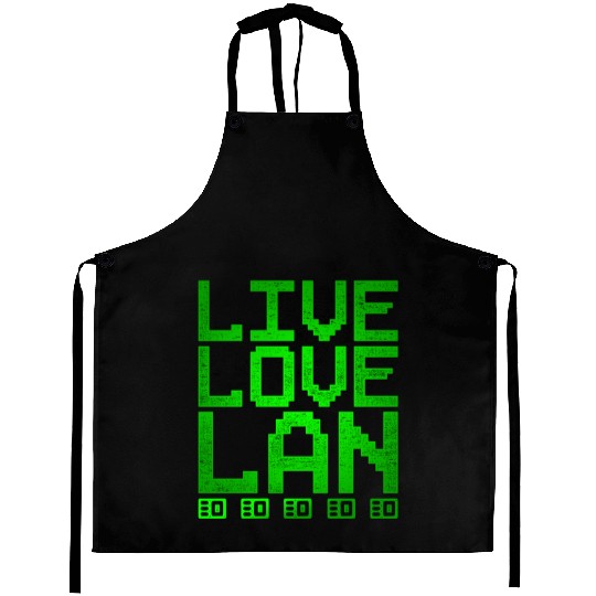 Network Admin Programmer Live Love Lan Aprons