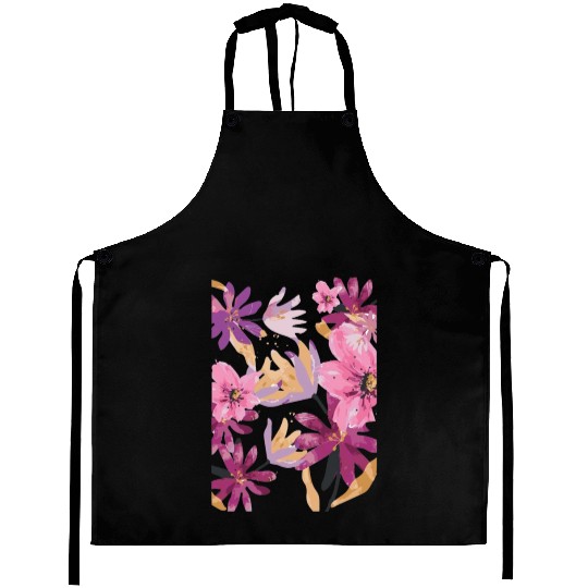 Wildflowers Floral Nature Flower Aprons
