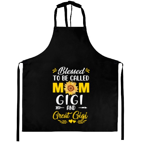 Blessed To Be Called Mom Gigi Great Gigi Mothers Aprons