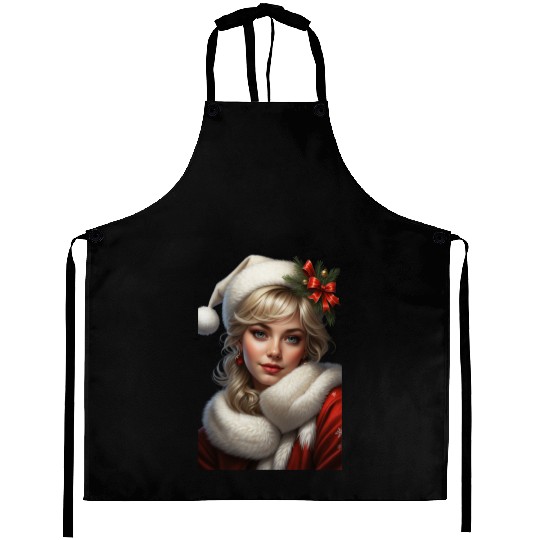 Christmas Style girl cool stickers Aprons