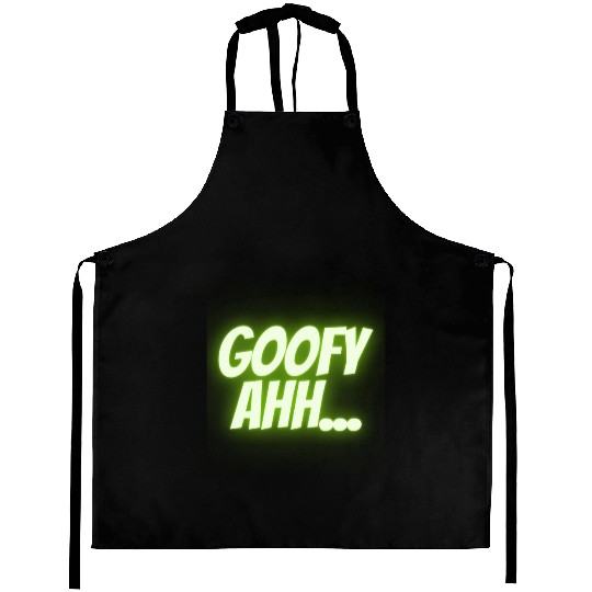 Gooeey Green Goofy Ahh Aprons