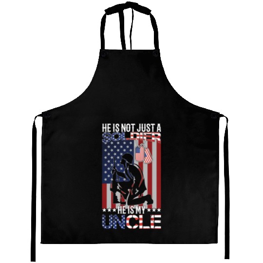 He Is Not Just A Soldier He Is My Uncle Aprons