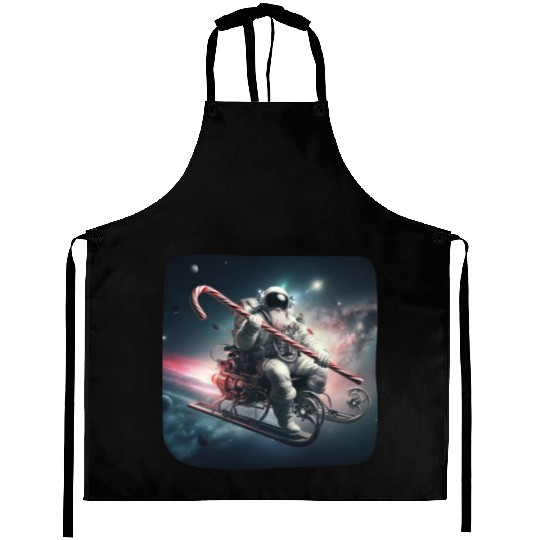 Future Santa Claus in Space Aprons