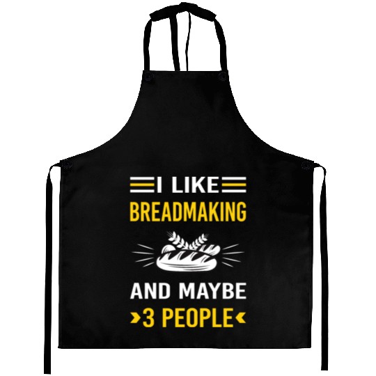 3 People Breadmaking Bread Making Aprons