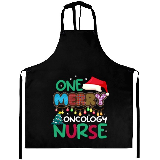 One merry Oncology Nurse Christmas Aprons