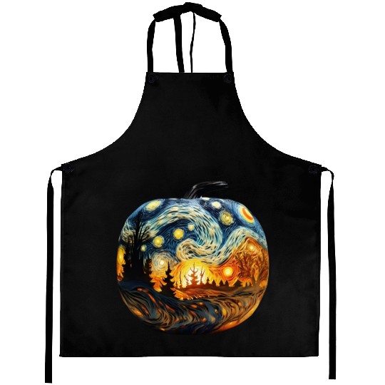 Starry Starry Pumpkin Aprons