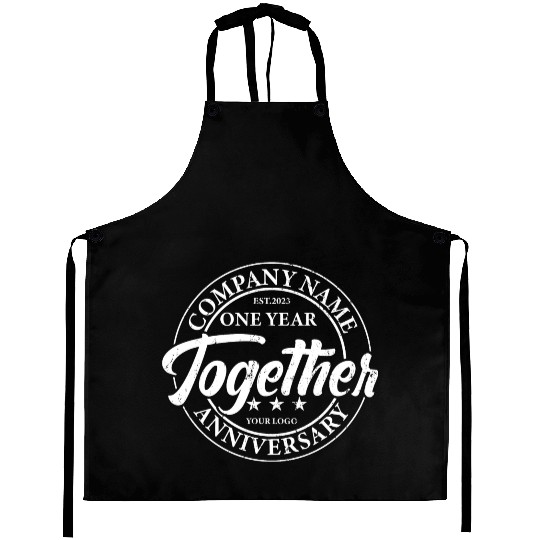 Company 20th Year Anniversary Aprons Design 01
