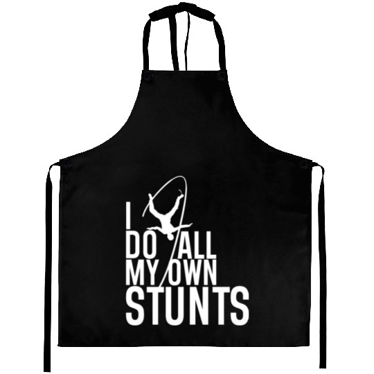"I Do My Own Stunts" Daredevil Design Aprons