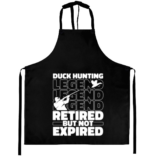 Duck Hunting Retired Aprons