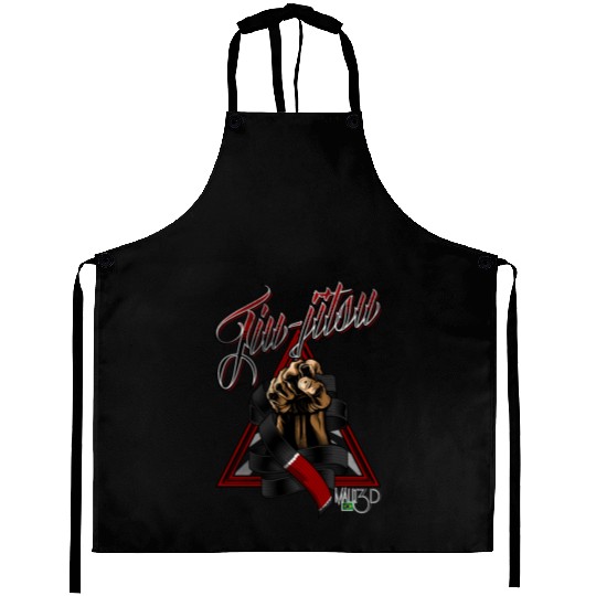 jiu-jitsu triangle black belt Aprons