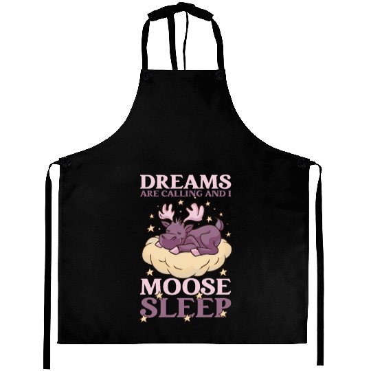 Dreams Are Calling Youth Cute Moose Aprons