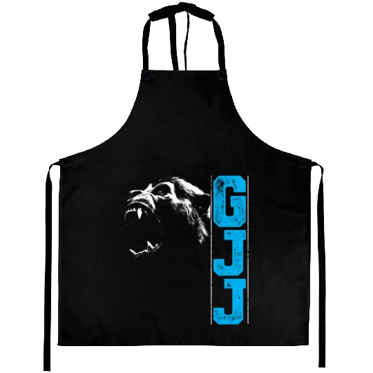 Guerilla Jiu Jitsu Gorilla Head Bjj Gift Aprons