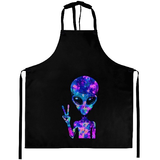 Alien victory Aprons