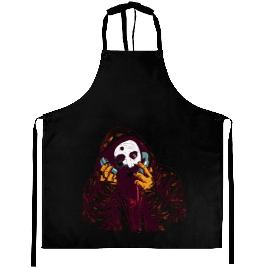 Ghostface Phone Call Aprons