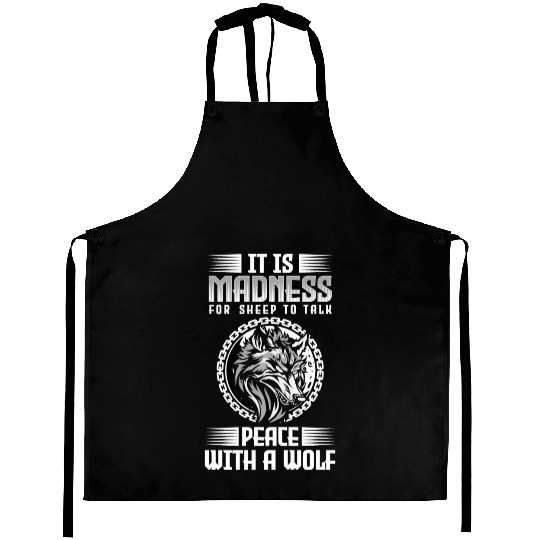Wolves Forest Mysticism Alpha Aprons