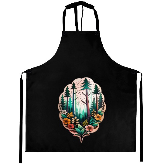 nature on skin Aprons