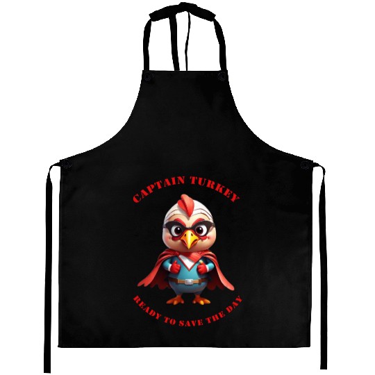 Turkey Super Hero Aprons