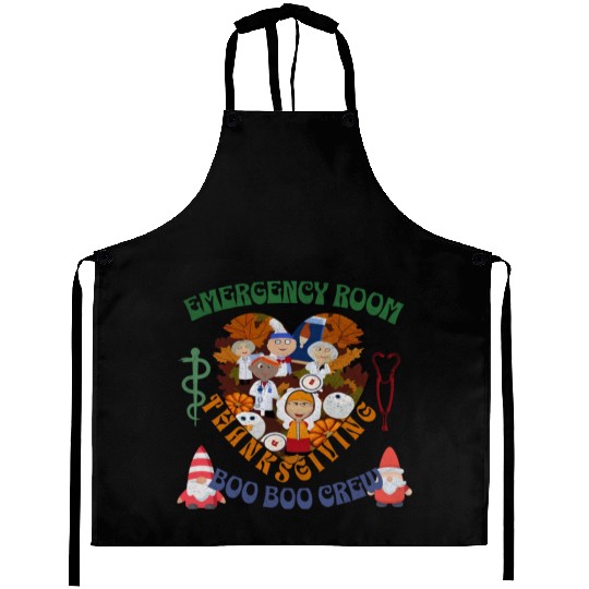 Emergency Room Thanksgiving Boo Boo crew Aprons