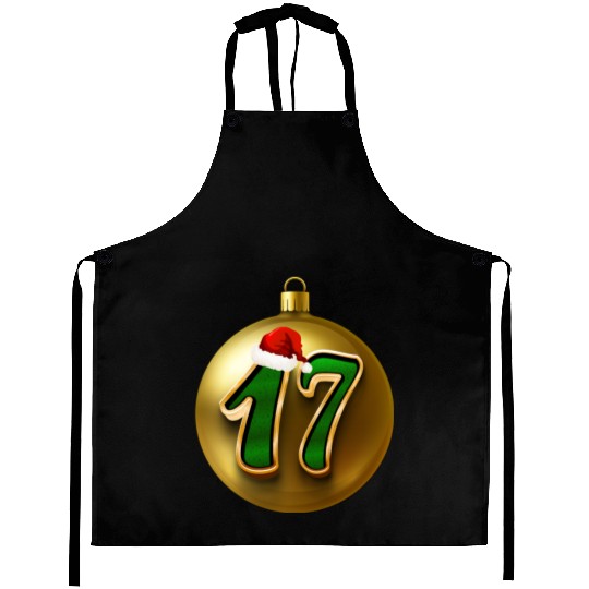 17 Years Young - Seventeen Christmas Balls Aprons