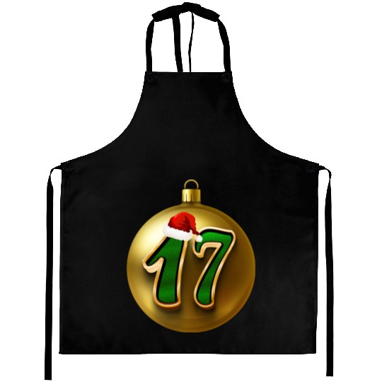 17 Years Young - Seventeen Christmas Balls Aprons