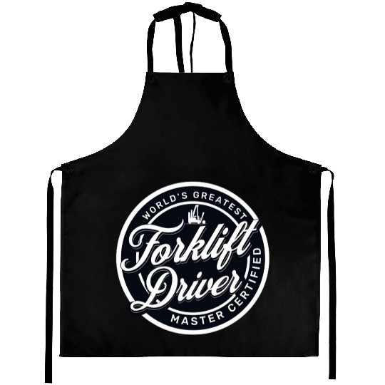 forklift driver hat world's greatest Aprons