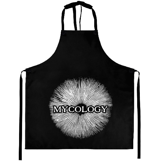 Mycology - The science of fungi (white) Aprons