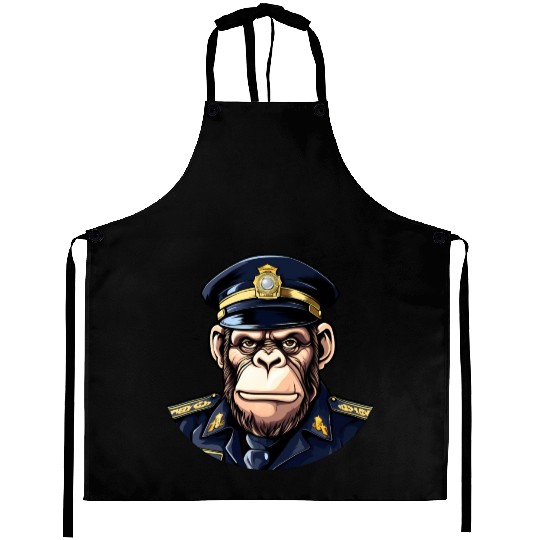 Chimpanzee policeman Aprons