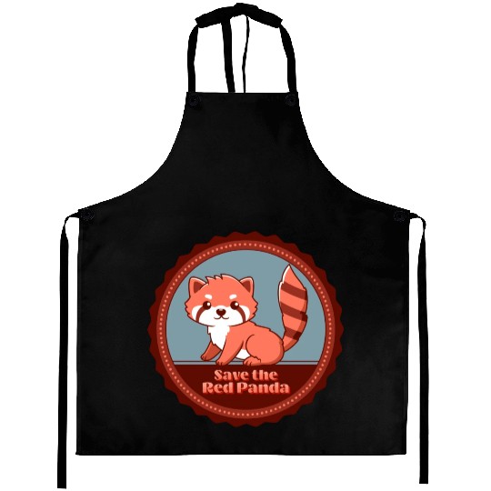 Save The Red Panda Aprons