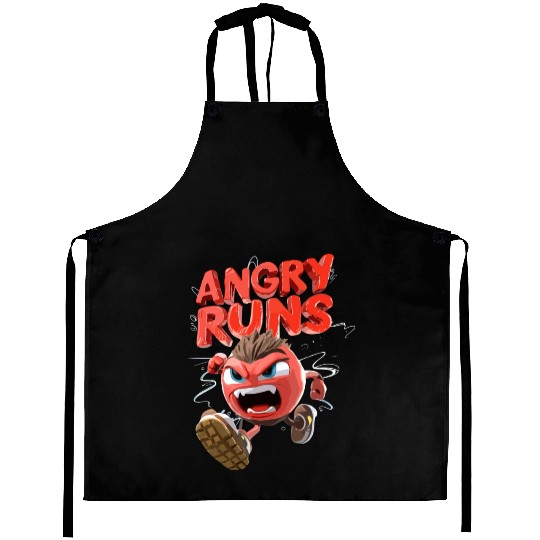 angry runs American football Aprons
