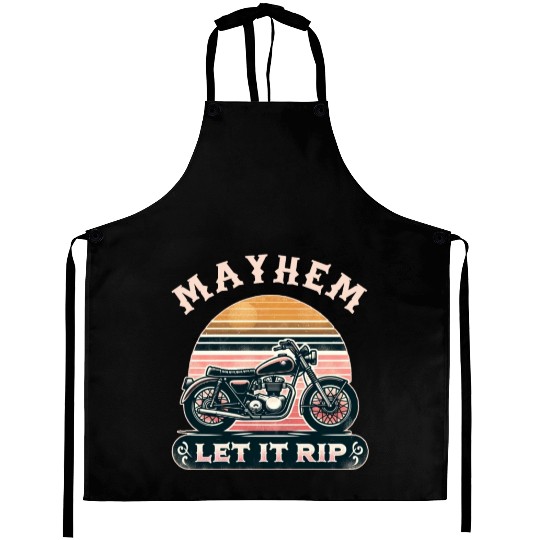 Unleash Chaos with Mayhem Let It Rip Graphic Wear Aprons