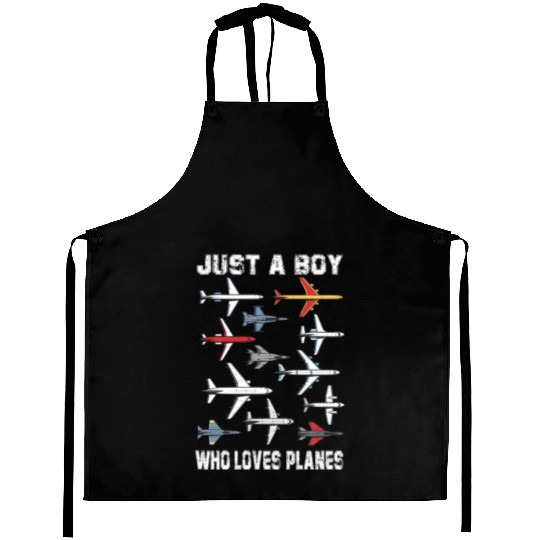 Airplane Just A Boy Who Loves Planes Boys Toddler Aprons