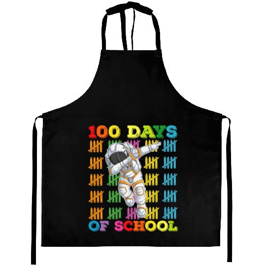 100 Days Of School Astronaut Teacher Aprons