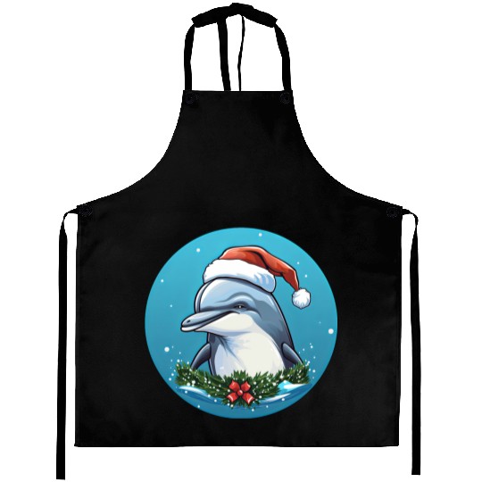 Dolphin Christmas Aprons