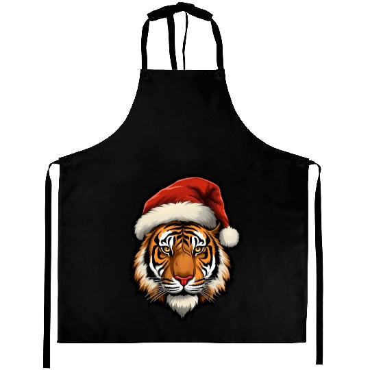 Tiger Christmas Aprons
