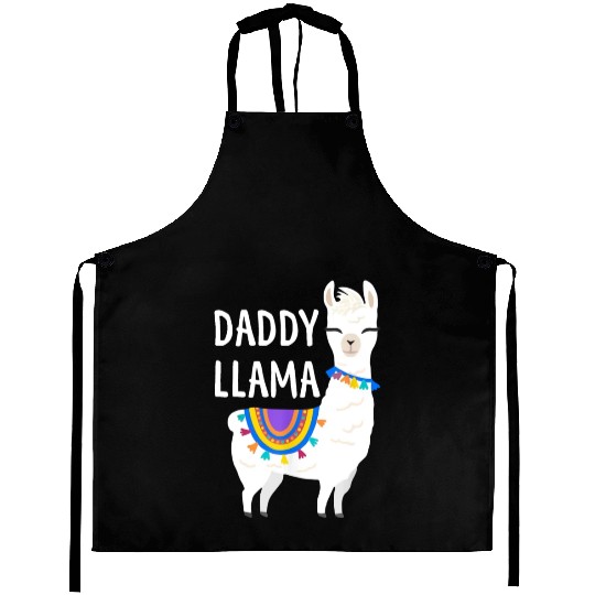 DADDY LLAMA Aprons