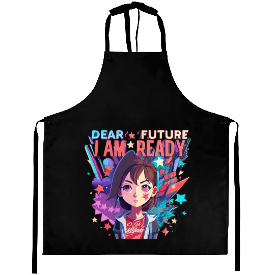 Nye Dear Future I Am Ready Cheers To A New Year Aprons
