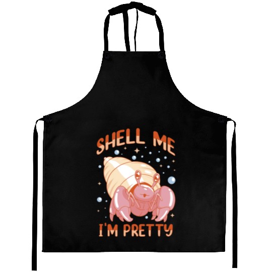 Sea Creature Seafood Shells Hermit Crab Lover Aprons