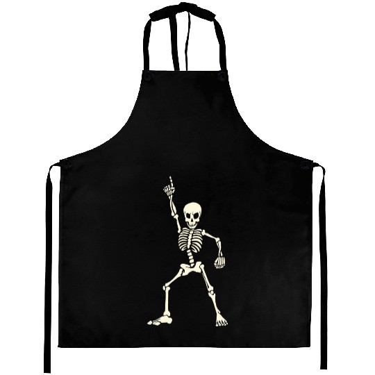 Dancing skeleton Aprons