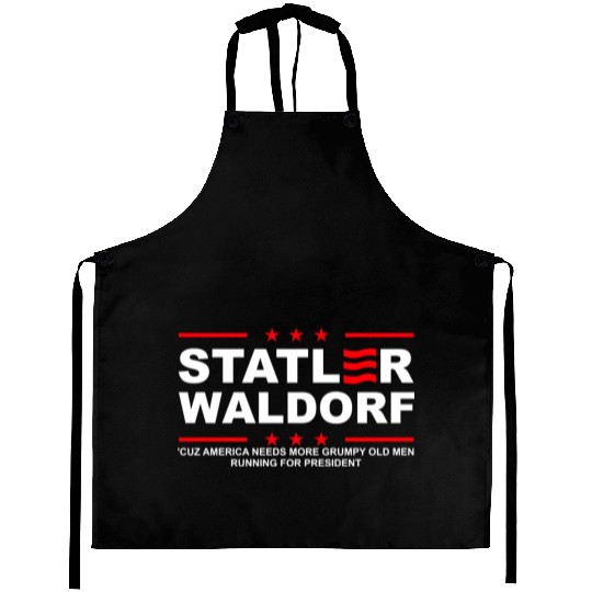 Statler and Waldorf Aprons