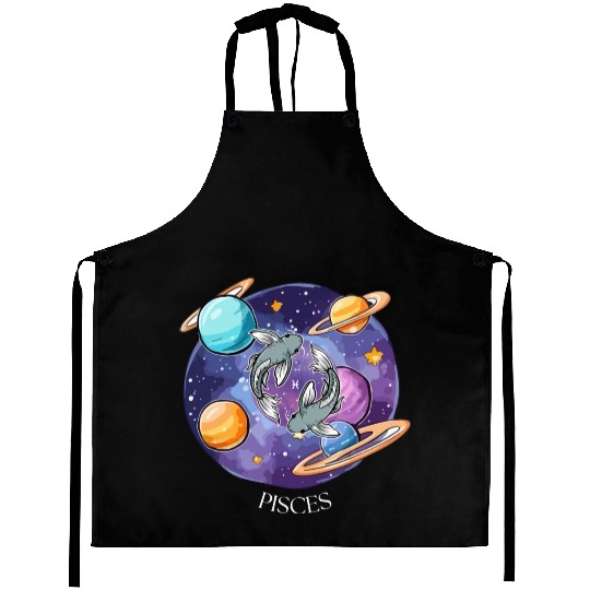 Pisces zodiac sign Aprons
